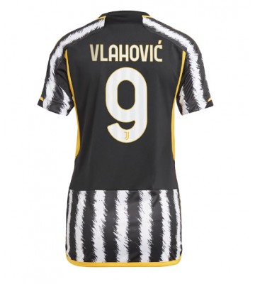 Juventus Dusan Vlahovic #9 Hemmatröja Dam 2023-24 Kortärmad